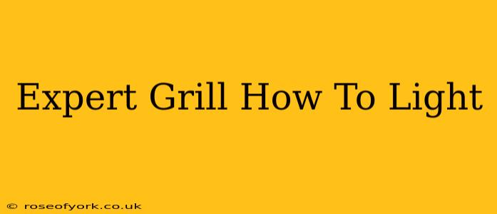 Expert Grill How To Light