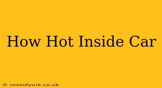 How Hot Inside Car