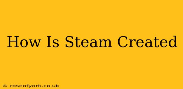 How Is Steam Created