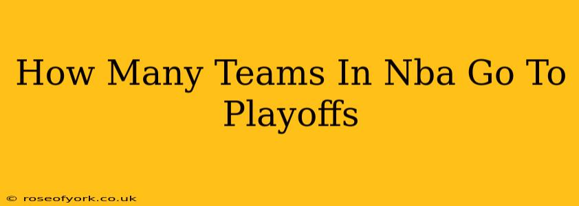 How Many Teams In Nba Go To Playoffs