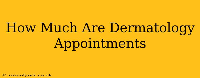 How Much Are Dermatology Appointments