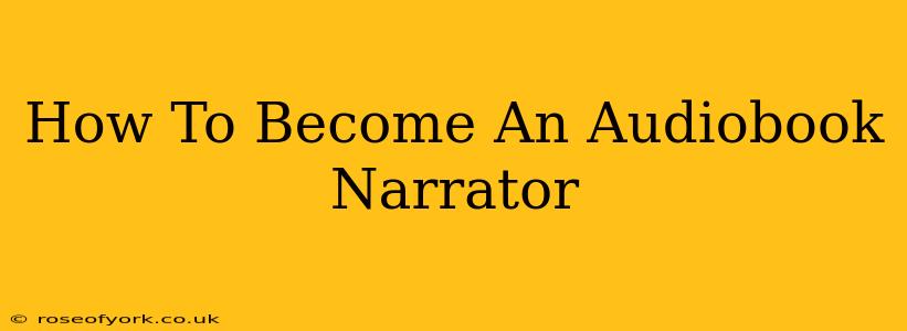 How To Become An Audiobook Narrator