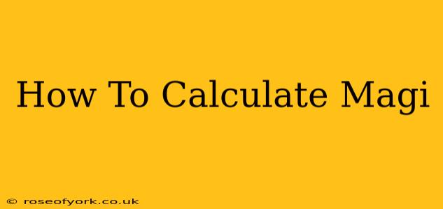 How To Calculate Magi