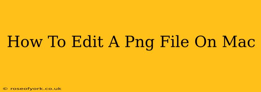 How To Edit A Png File On Mac