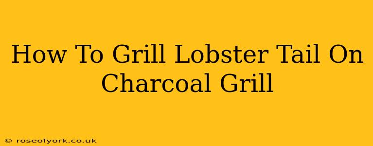 How To Grill Lobster Tail On Charcoal Grill