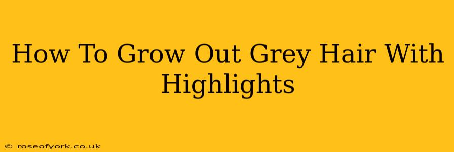 How To Grow Out Grey Hair With Highlights