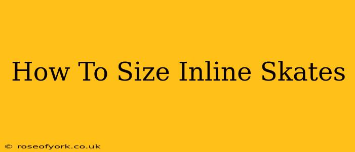 How To Size Inline Skates