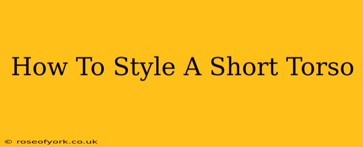 How To Style A Short Torso