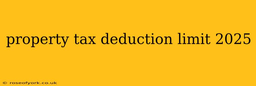 property tax deduction limit 2025