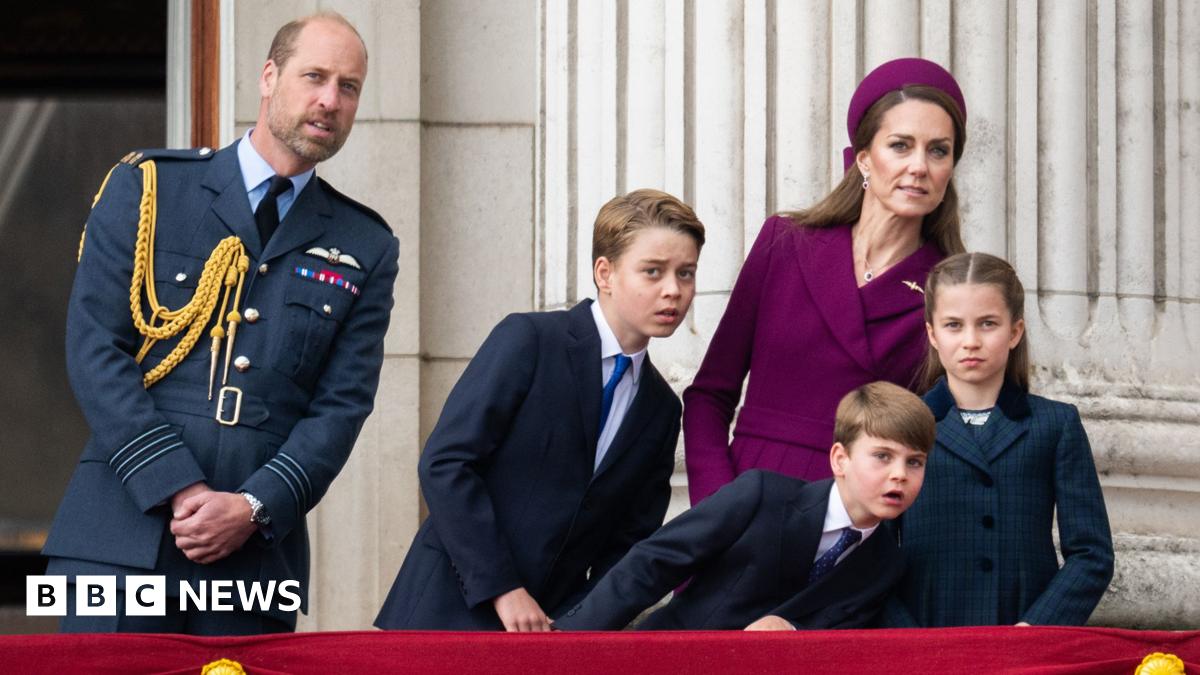 Royals Celebrate VE Day 80th With Red Arrows
